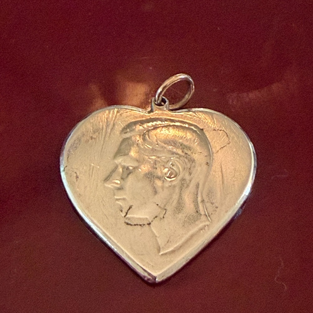 Rare 1943 Sterling Silver “Sweetheart” Pendant.